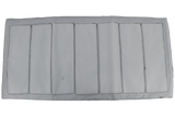 Nylon security straps with hook and loop fastener that interface with our Canon Detachable Slide Rails (parts 9078, 9079, and 9080) for the Canon Aquilion system