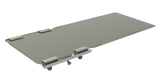 Carbon fiber extender for various Canon CAT tables. Allows for attachment of Mayfield (Infinity XR2) and Doro (Lucent) cranial fixation devices.