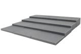 12-piece open-cell foam positioning kit containing rectangular positioning aids of various sizes.