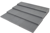 12-piece open-cell foam positioning kit containing rectangular positioning aids of various sizes.