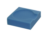 Open-cell foam positioining aid designed for general cranial positioning, this product’s circular depression in the center perfectly cradles the back of the head while simultaneously being low-profile and light.