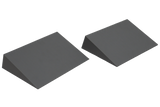 16° Ultrafoam (closed-cell foam) wedge for general positioning.