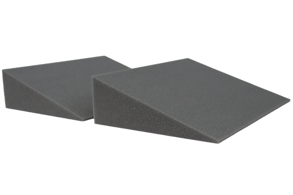 16° open-cell foam wedge for general positioning.