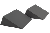 22° Ultrafoam (closed-cell foam) wedge for general positioning.