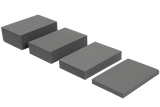 Set of rectangular Ultrafoam (closed-cell foam) blocks of various sizes used for general positioning.