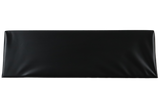  45° black vinyl-coated open-cell foam wedge designed for general spine positioning.