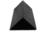  45° black vinyl-coated open-cell foam wedge designed for general spine positioning.