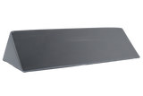 45° clear vinyl-coated open-cell foam wedge designed for general spine positioning.